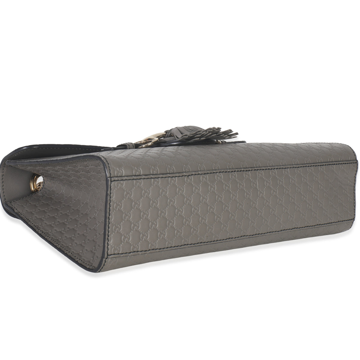 Grey Guccissima Leather Medium Chain Shoulder Bag