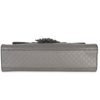 Grey Guccissima Leather Medium Chain Shoulder Bag