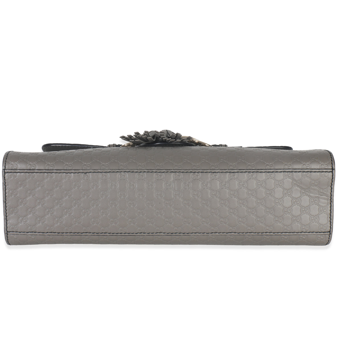 Grey Guccissima Leather Medium Chain Shoulder Bag