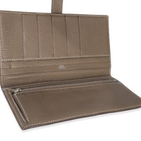 Etoupe Chevre Mysore Bearn Wallet PHW