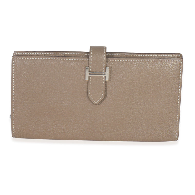 Etoupe Chevre Mysore Bearn Wallet PHW