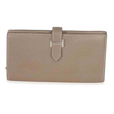 Etoupe Chevre Mysore Bearn Wallet PHW