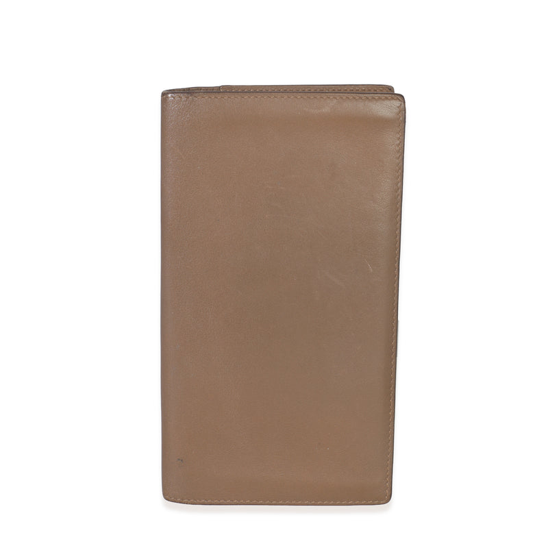 Vintage Taupe Swift MC² Fleming Wallet
