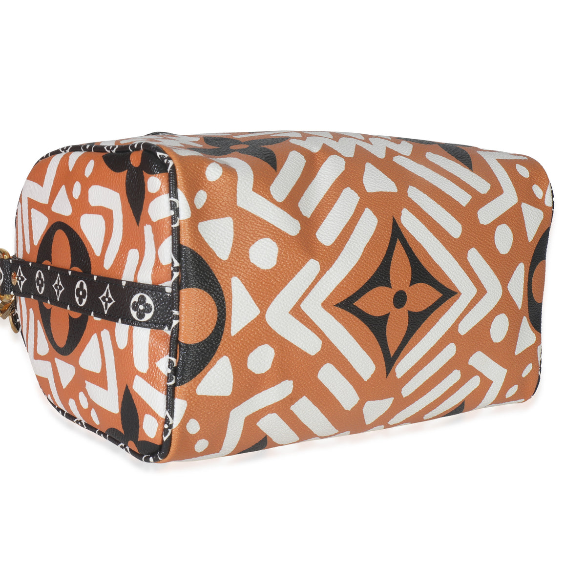 Creme Caramel Monogram Canvas Crafty Speedy Bandouliere 25