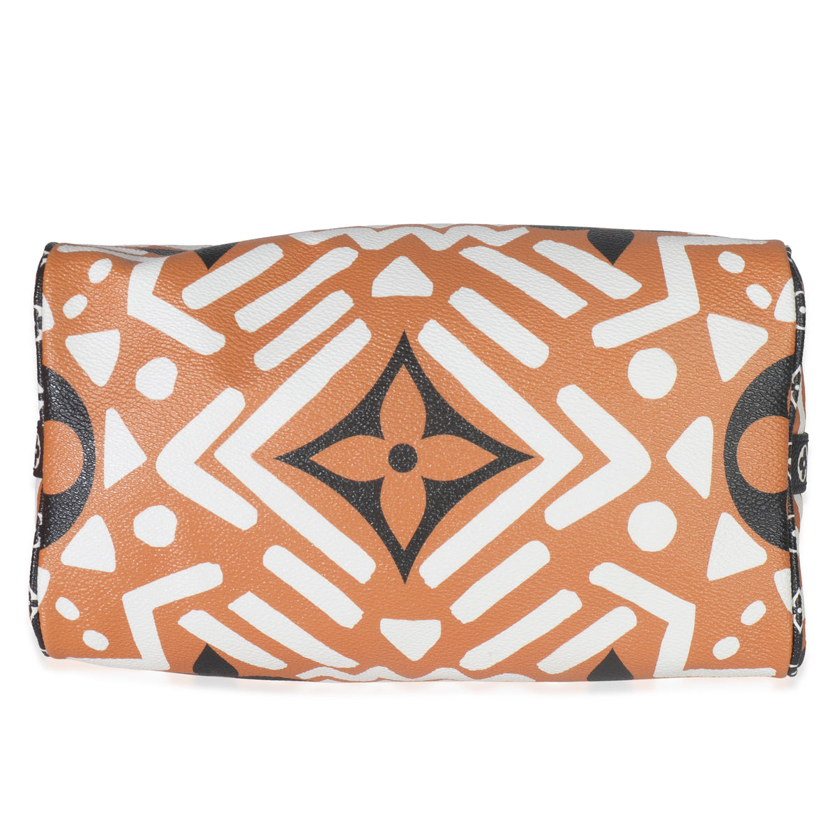 Creme Caramel Monogram Canvas Crafty Speedy Bandouliere 25