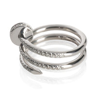 White Gold Diamond Double Juste Un Clou Ring