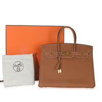Gold Togo Birkin 35 GHW