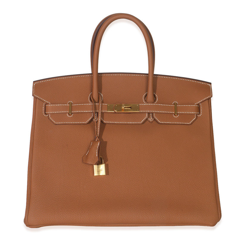 Gold Togo Birkin 35 GHW