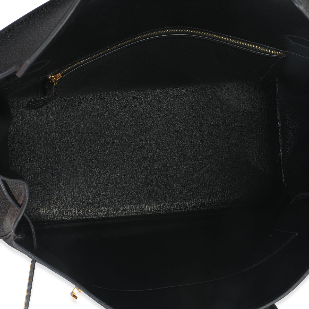 Black Togo Birkin 35 GHW