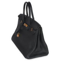 Black Togo Birkin 35 GHW