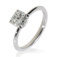 Platinum Tiffany & Co. Tiffany True Solitaire Engagement Ring, .91 Ct. F VS1