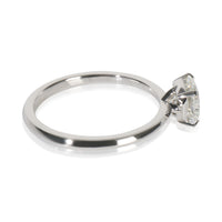 Platinum Tiffany & Co. Tiffany True Solitaire Engagement Ring, .91 Ct. F VS1