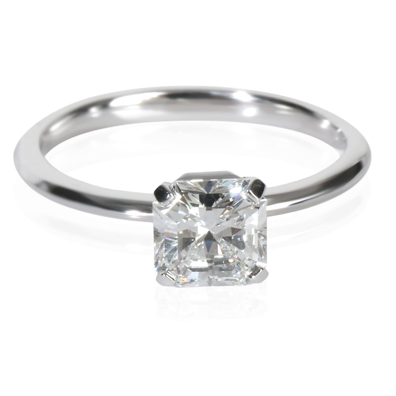 Platinum Tiffany & Co. Tiffany True Solitaire Engagement Ring, .91 Ct. F VS1