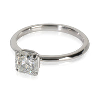 Platinum Tiffany & Co. Tiffany True Solitaire Engagement Ring, .91 Ct. F VS1