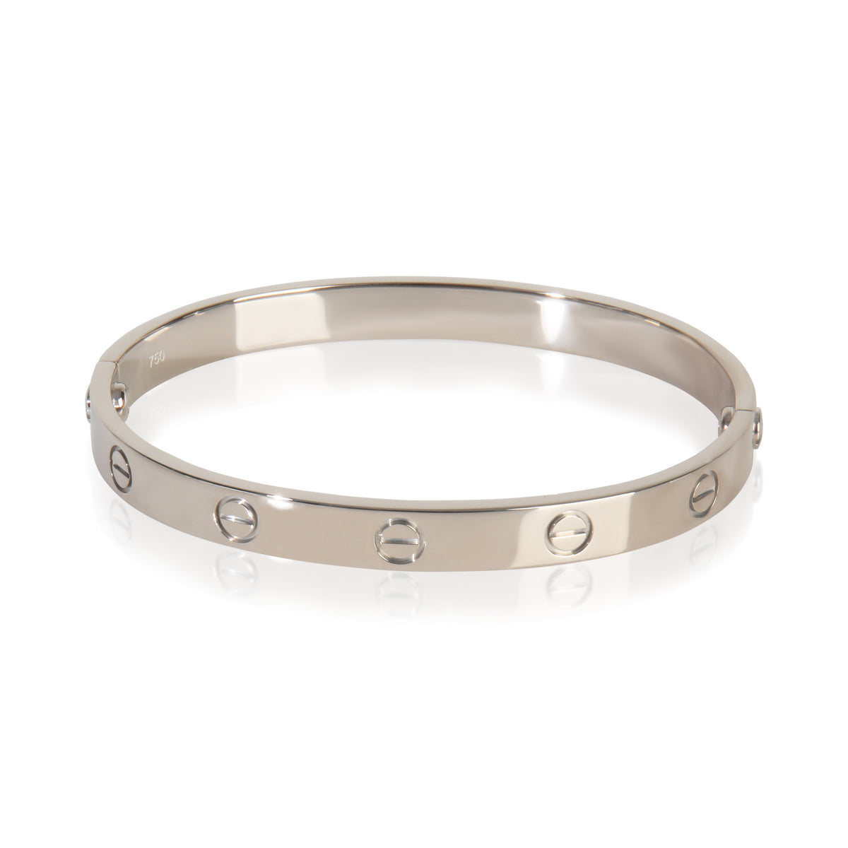 White Gold  Love Bracelet