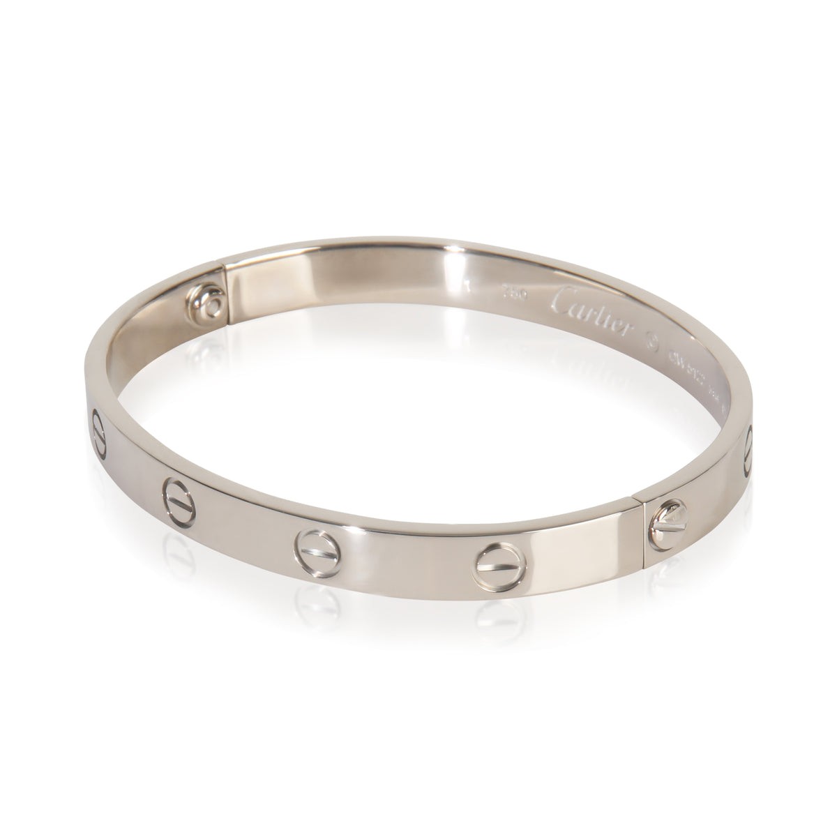 White Gold  Love Bracelet