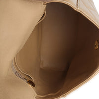 Vintage 24K Beige Quilted Caviar CC Shoulder Handbag