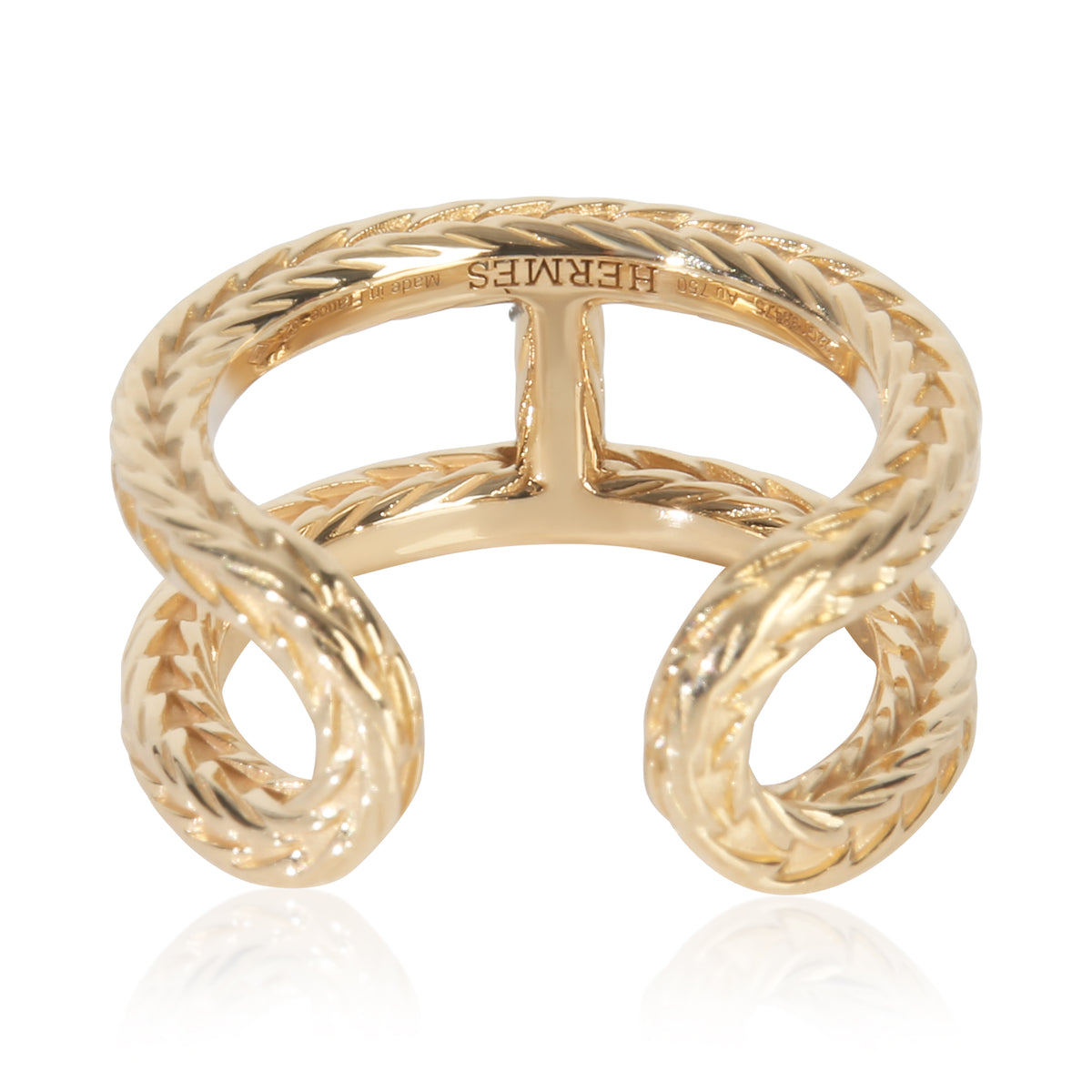 Yellow Gold  Chaine d'Ancre Danae Ring