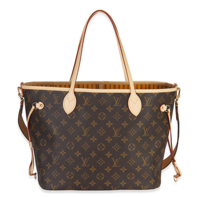 Jaune Safran Monogram Canvas Neverfull Bandouliere Inside Out MM