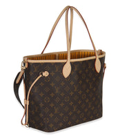 Jaune Safran Monogram Canvas Neverfull Bandouliere Inside Out MM