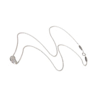 Platinum Diamond Elsa Peretti Bean Pendant