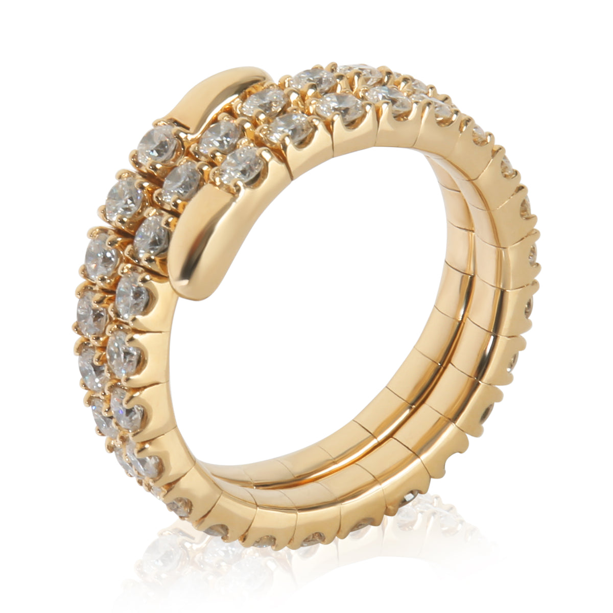 2.04 ctw Yellow Gold Lab-Grown Diamond Ring