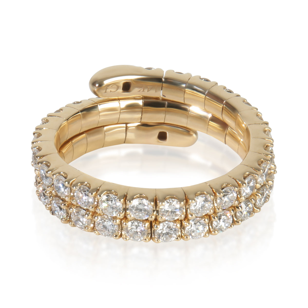2.04 ctw Yellow Gold Lab-Grown Diamond Ring