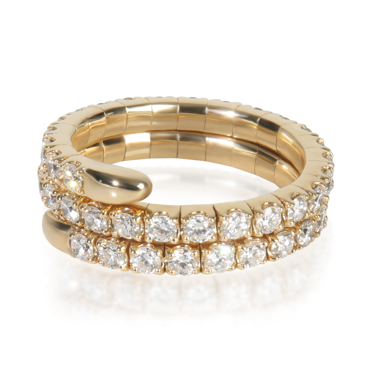 2.04 ctw Yellow Gold Lab-Grown Diamond Ring
