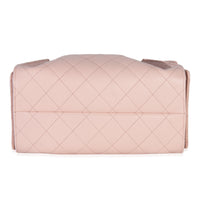 Pink Quilted Caviar Small Chanel 25 Hobo Handbag