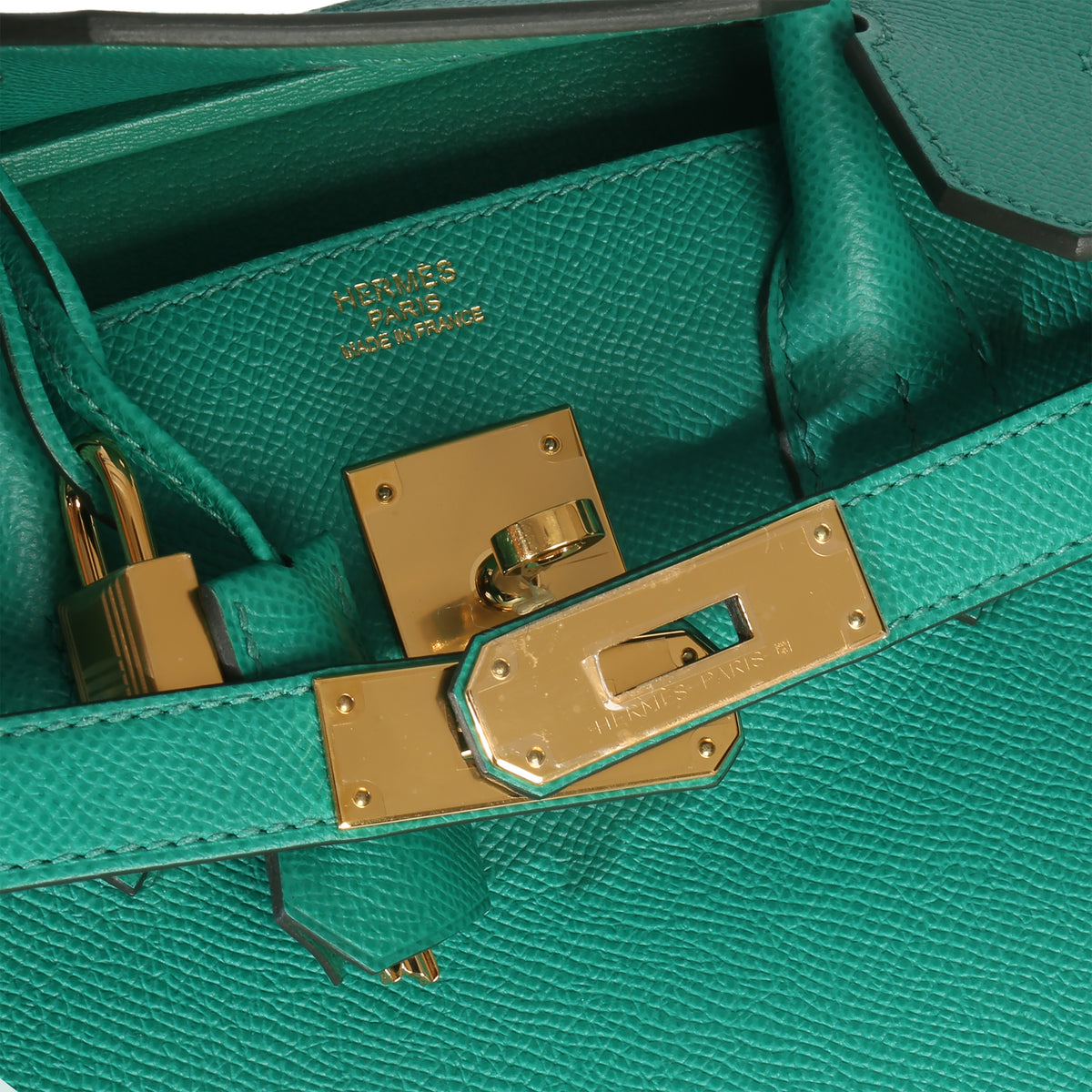 Vert Jade Epsom Birkin 30 GHW