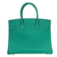 Vert Jade Epsom Birkin 30 GHW