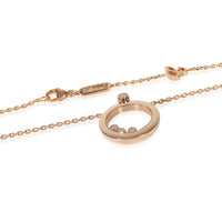 Rose Gold Diamond Happy Diamond Pendant