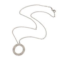 White Gold  Love Necklace