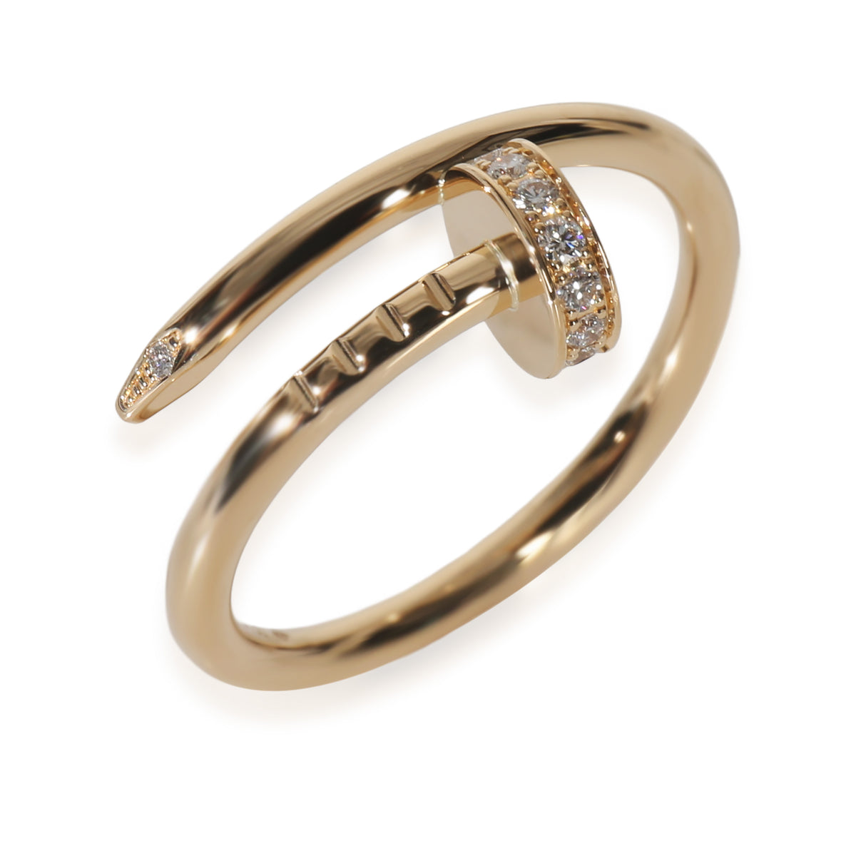 Yellow Gold Diamond Small Model Juste Un Clou Ring