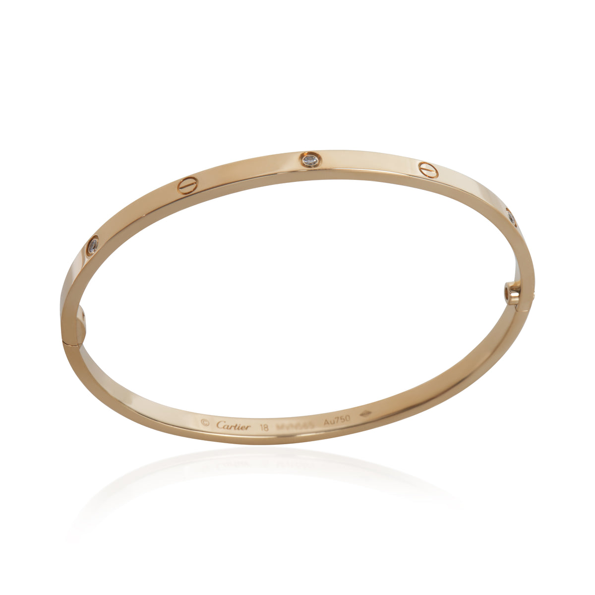 Yellow Gold Diamond Small Model Love Bracelet