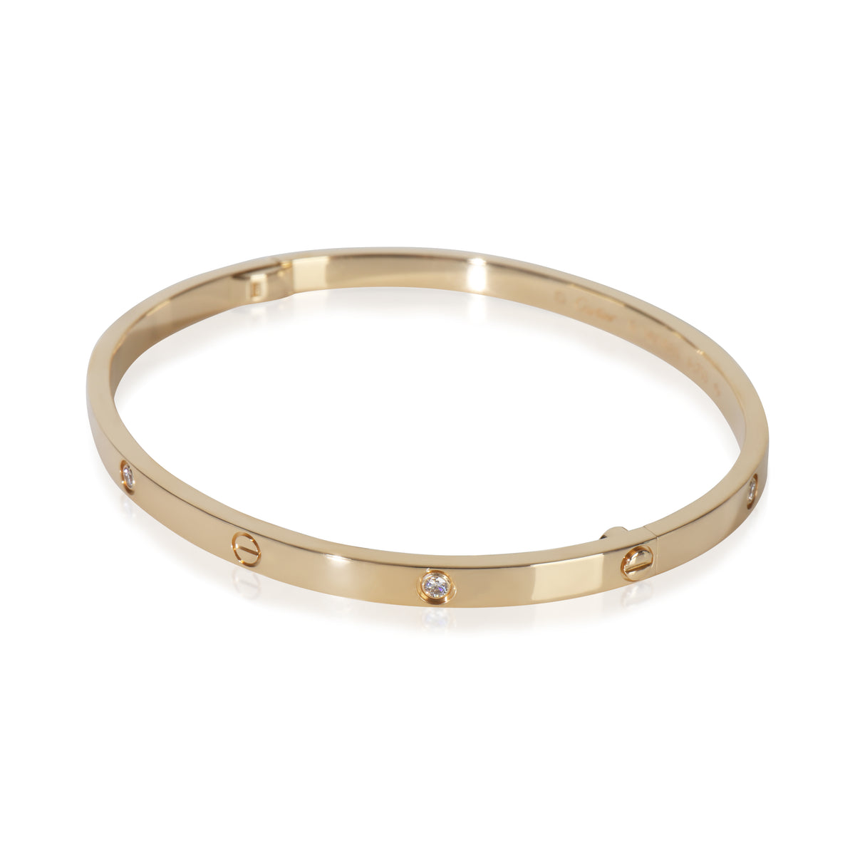 Yellow Gold Diamond Small Model Love Bracelet