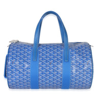 Sky Blue Goyardine Barrel 40 Sports Bag
