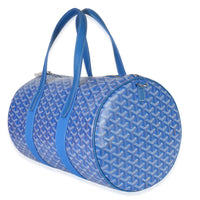Sky Blue Goyardine Barrel 40 Sports Bag