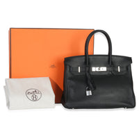 Black Togo Birkin 30 PHW