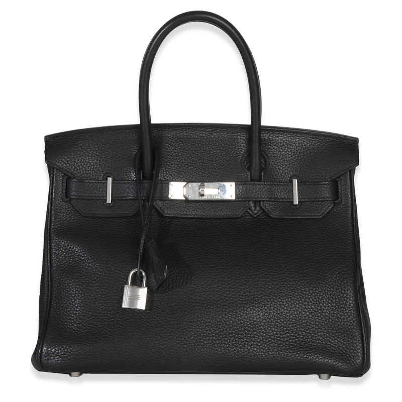 Black Togo Birkin 30 PHW