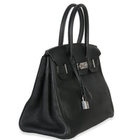 Black Togo Birkin 30 PHW