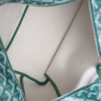 Green Goyardine Canvas Artois PM