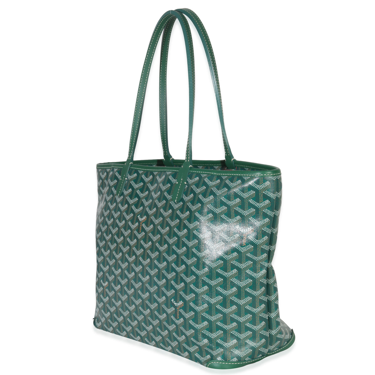 Green Goyardine Canvas Artois PM