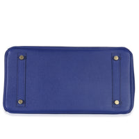 Bleu Electrique Epsom Birkin 30 GHW