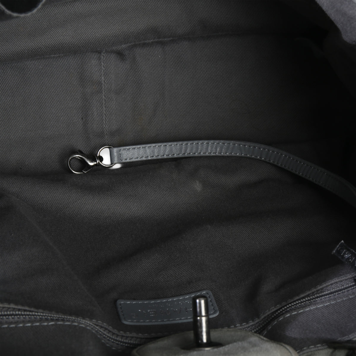 Grey Quilted Suede Wild Stitch Jumbo CC Tote