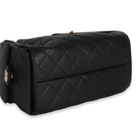 Black Quilted Caviar Small Chanel 25 Hobo
