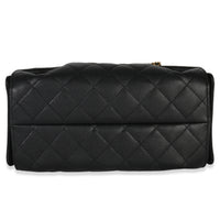 Black Quilted Caviar Small Chanel 25 Hobo