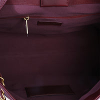 25A Burgundy Quilted Calfskin Small Coco Hobo