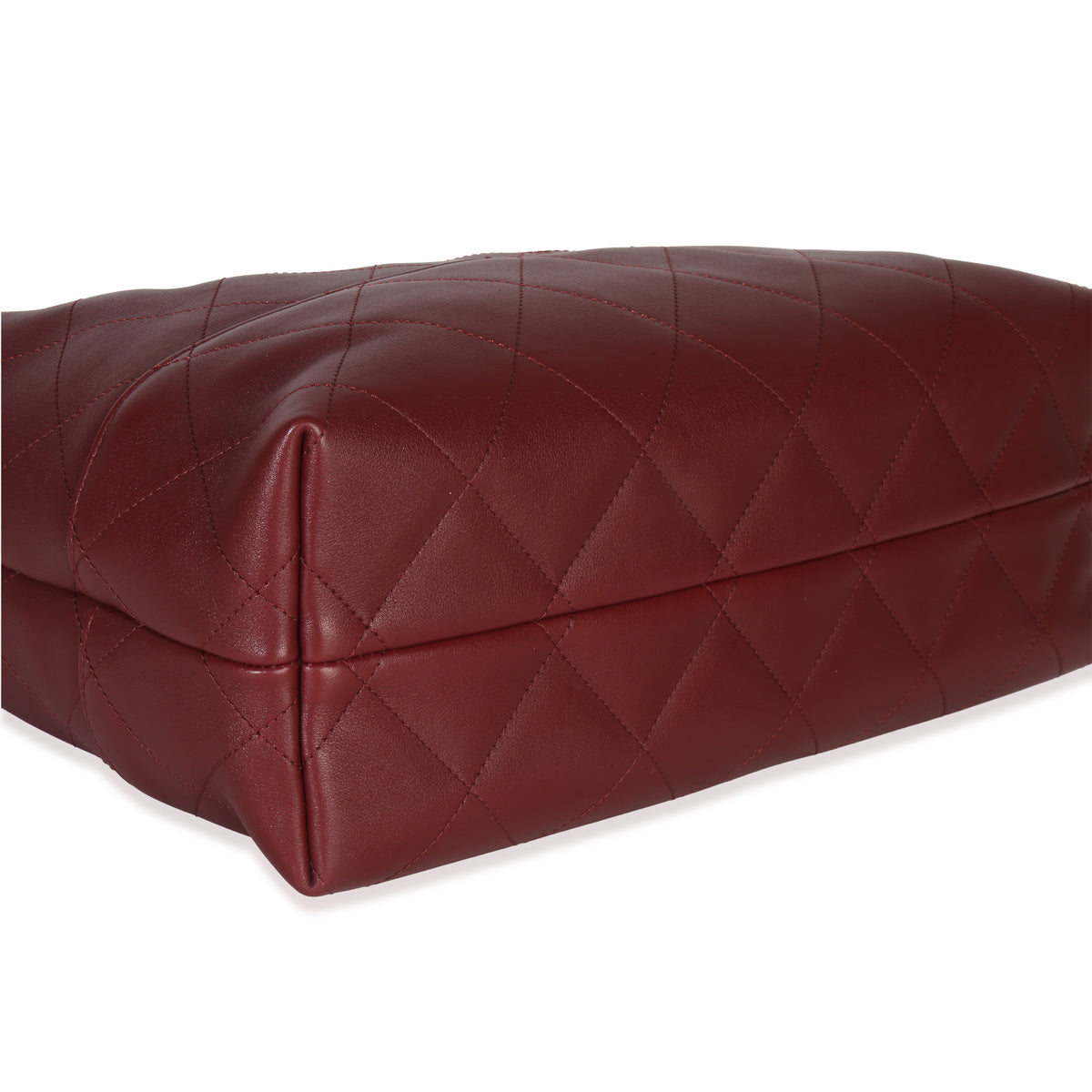 25A Burgundy Quilted Calfskin Small Coco Hobo