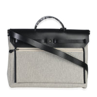 Vache Hunter Toile Ecru Black Herbag Zip Retourne Messenger 39 PHW